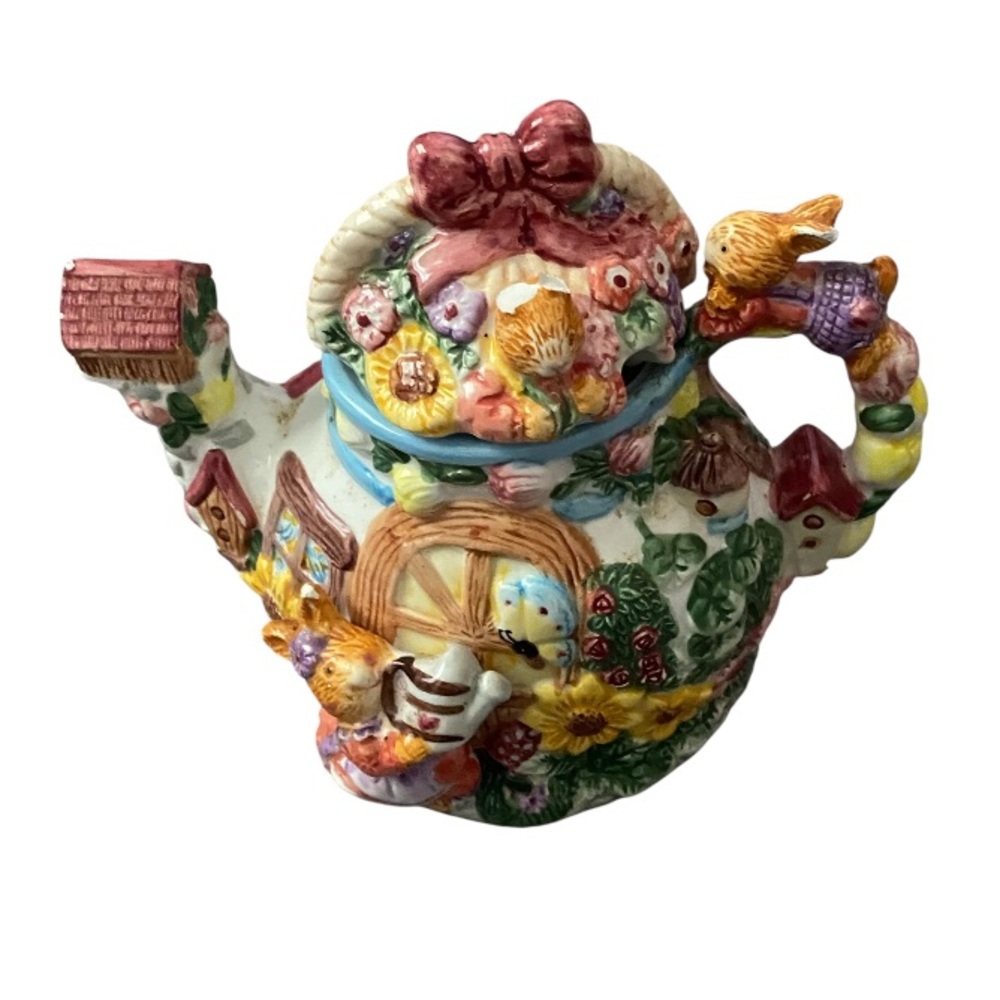 Mep Casta 1999 vintage rabbit garden tea pot - Picture 6 of 9